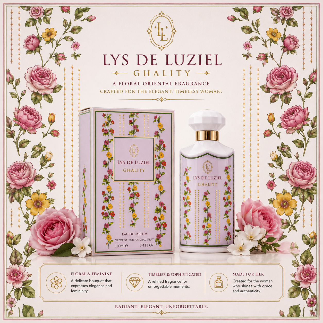 Ghality Eau De Parfum 100ml Ard al Zaafaran