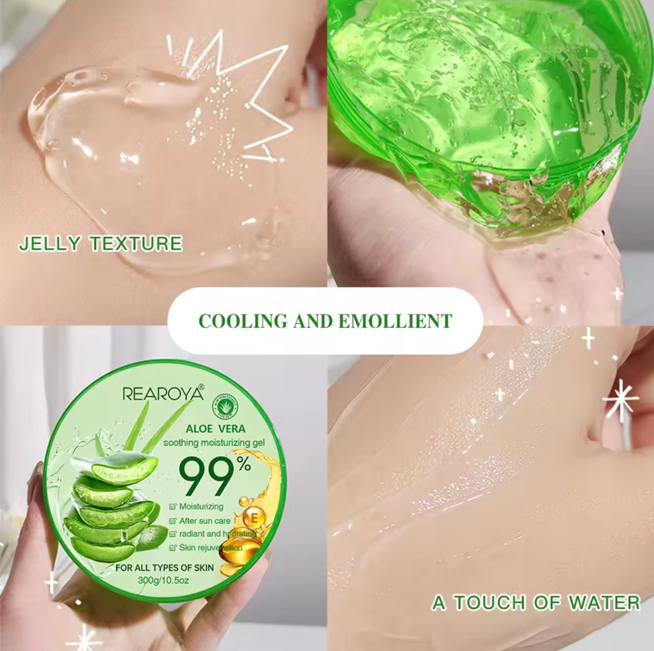 REAROYA Aloe Vera Gel 99% 300g