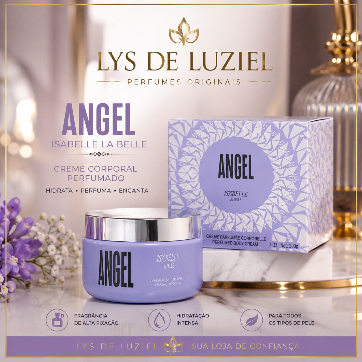 Angel Moisturising Body Cream 200g – Isabelle La Belle