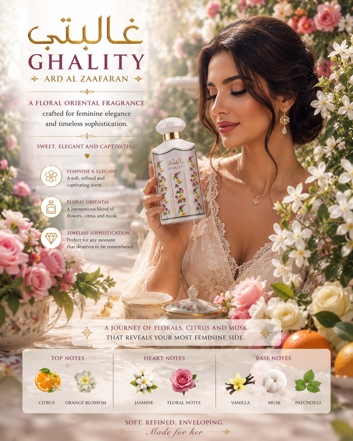 Ghality Eau De Parfum 100ml Ard al Zaafaran