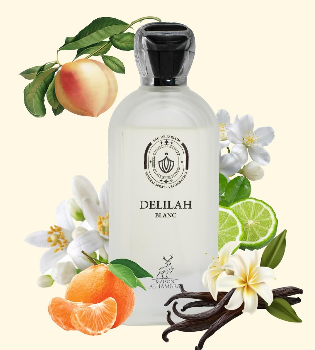 Delilah Blanc Eau De Parfum 100ml EDP Perfume  By Maison Alhambra