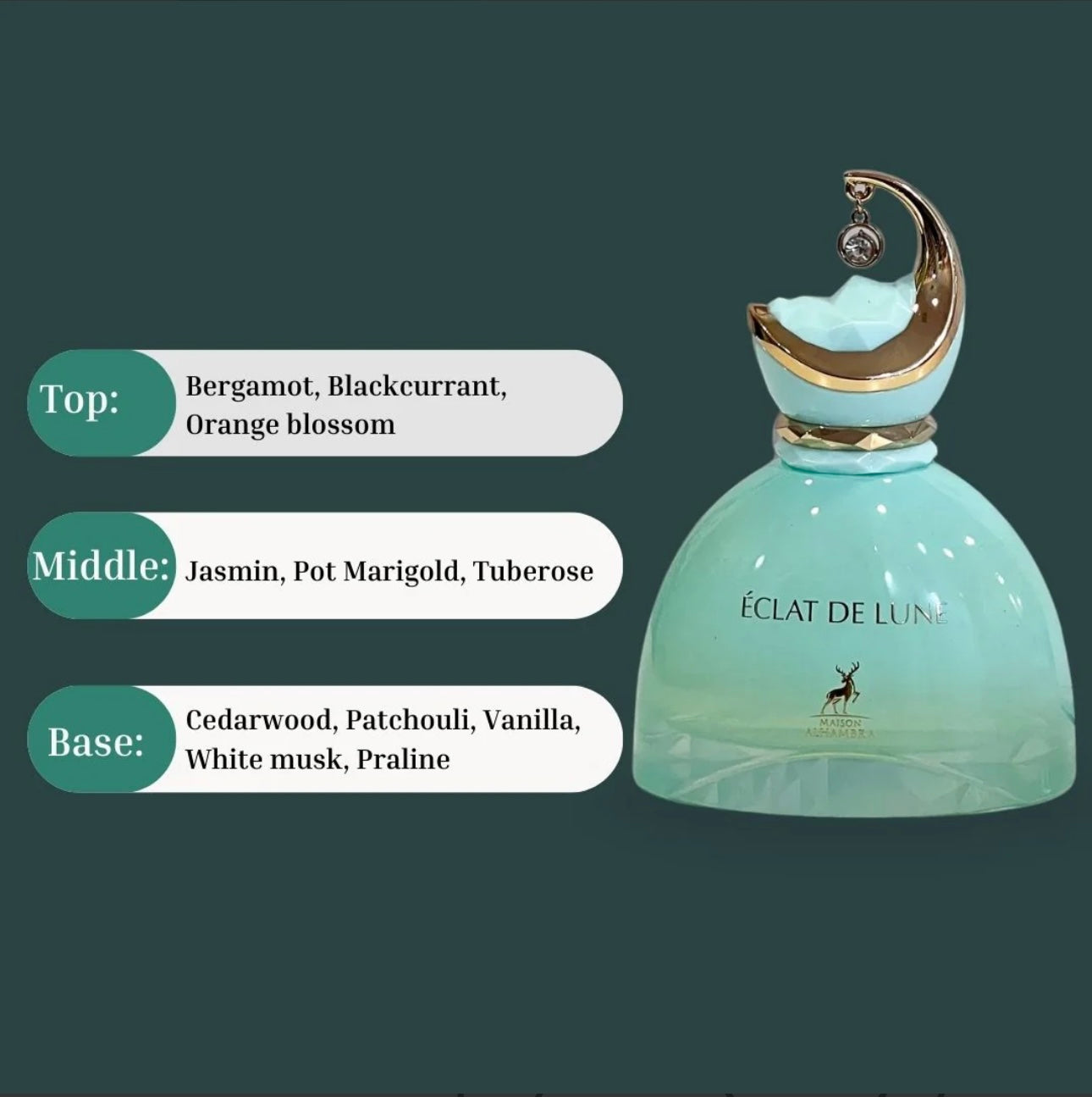 Eclat De Lune | Eau de Parfum | 100ml | Maison Alhambra