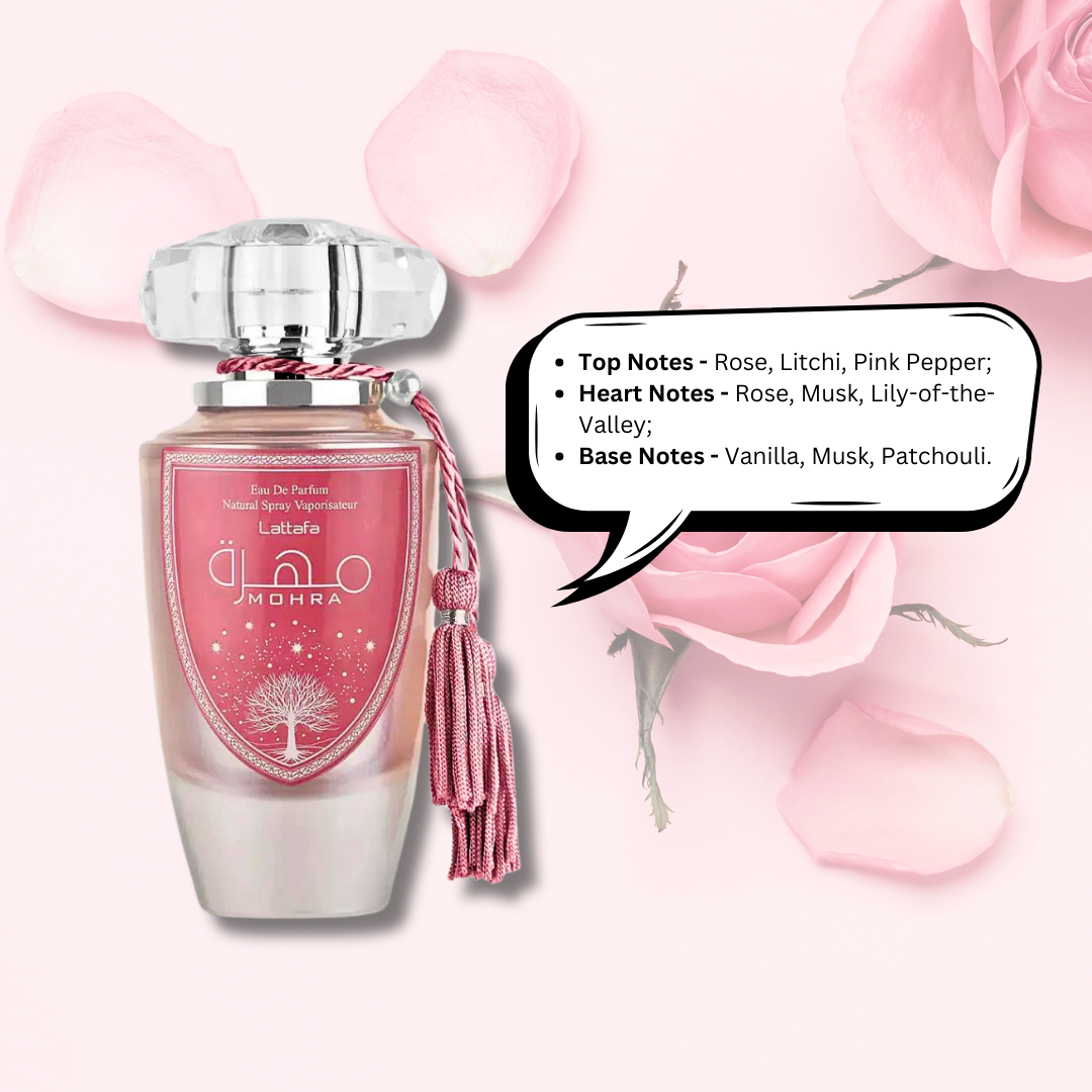 Mohra Silky Rose Perfume Lattafa