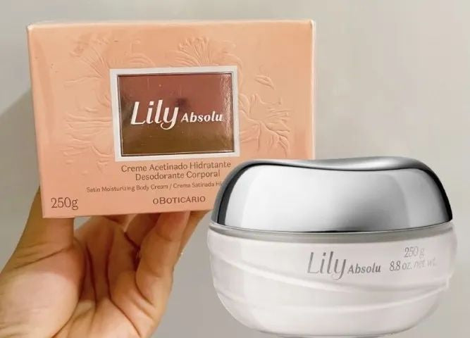 LILY ABSOLU SATIN CREAM – PERFUMED BODY CREAM - 250G | O BOTICÁRIO