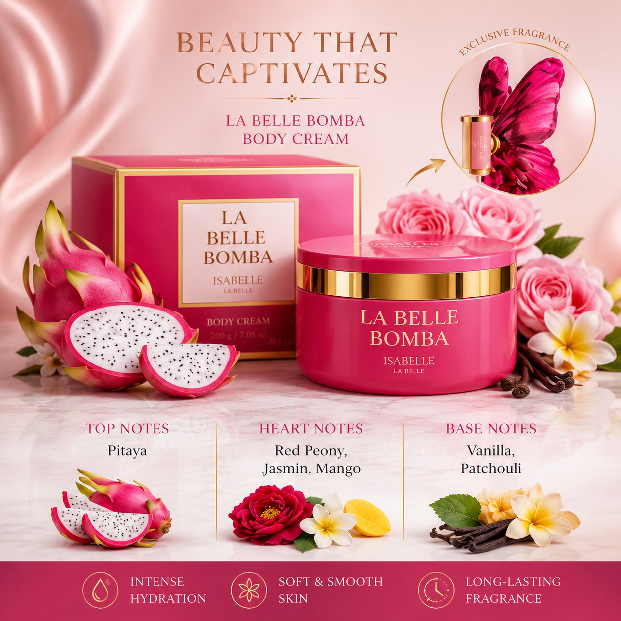 La Belle Bomba Body Cream 200g – Isabelle La Belle