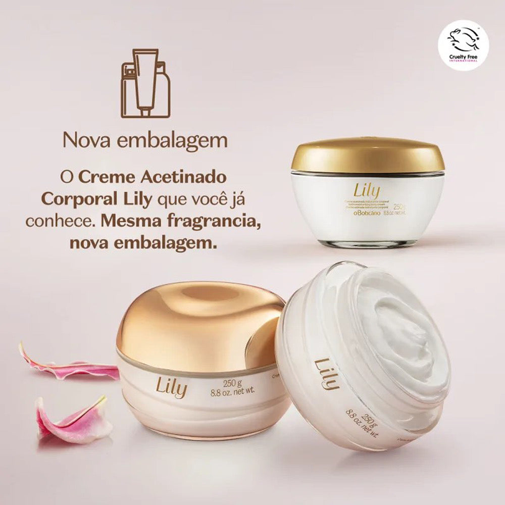 Lily Body Moisturising Satin Cream  – (250g)